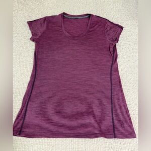 IBEX “OD” HEATHERED MERINO WOOL TOP. SMALL